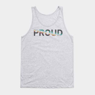 Proud (Disability Pride Colors) Tank Top